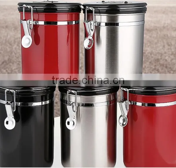 16-Ounce Coffee Vault, Stainless Steel 18/8 Canister photo-5