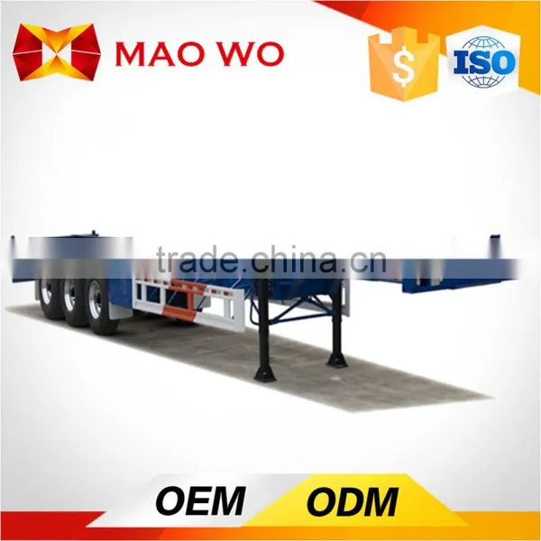 China 3 Axle 40ft Container Semi Trailer Price on Sale photo-2