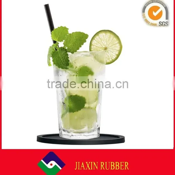 China Round Shape Silicone Coaster Rubber Drink Coasters Silicon Coaster for Wine Glasses photo-5