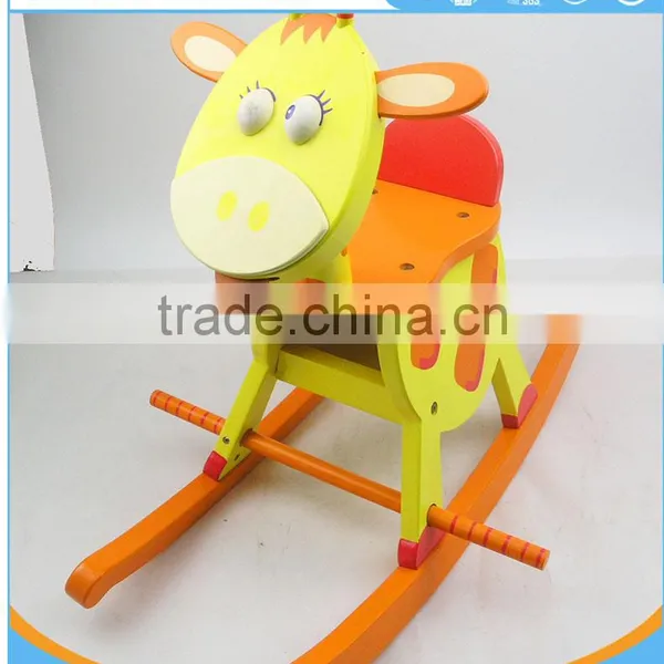 Child Wooden Rocking Giraffe Rocker - Buy Giraffe Wooden Rocker,Wooden Horse Rocker,Wooden Toy Rocker Produc photo-2
