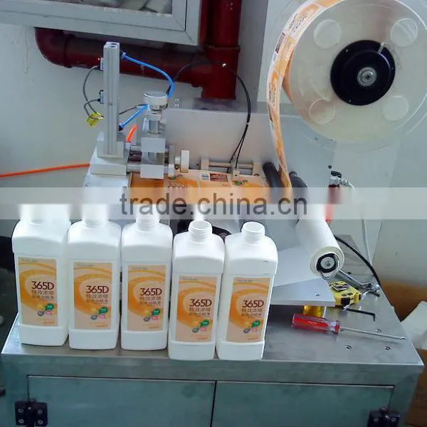 Semi Automatic Can Flat Bottle Labeling Machine