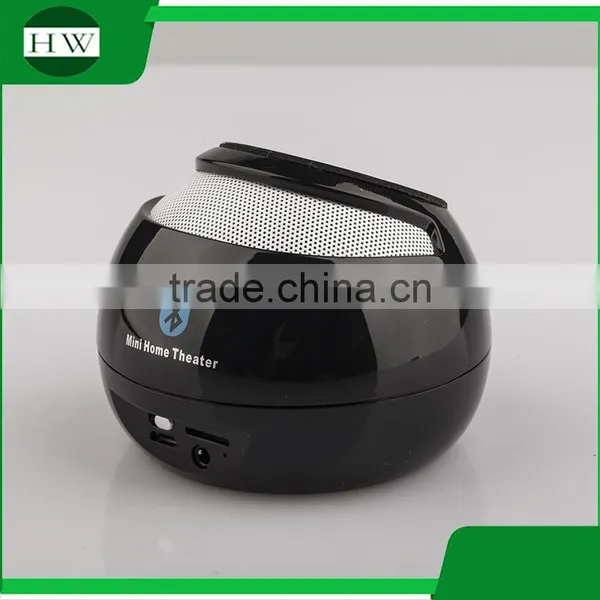 Ball Shape Anti Gravity Mobile Phone Sucker Stand Holder Sound Box Mini Portable Wireless Bluetooth Speaker photo-3