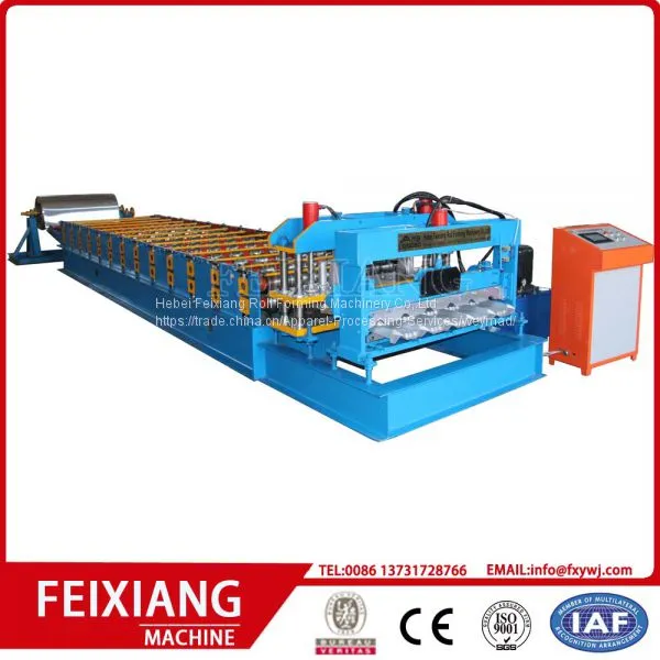 Colored Glazed Sheet Tile Roll Forming Machine photo-2