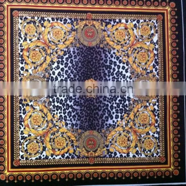 Italian Style Vanity Crown Leopard Wall Decoration/Barocco Leopard Classic Blue Velvet Home Decoration With Oil Painting Frame