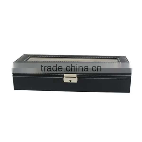 Latest Wholesale Leather Watch Display Box Jewelry Watch Box photo-3