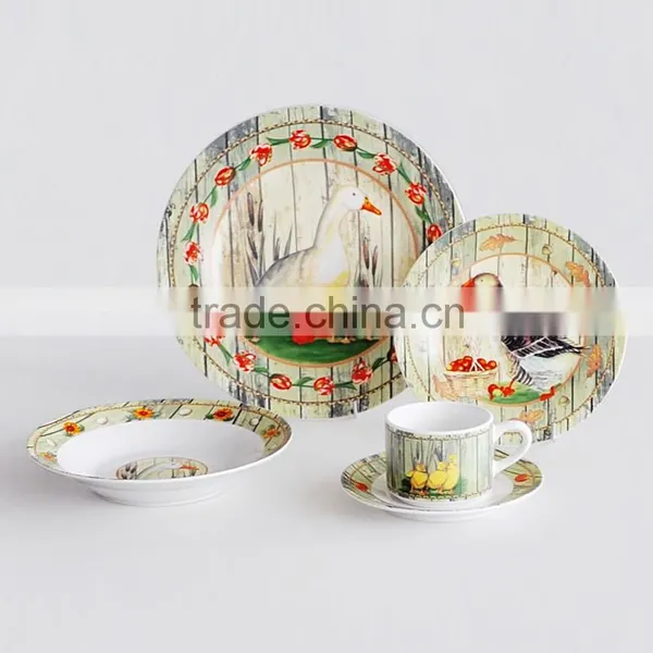 20pcs Ceramic Dinnerware Set With Christmas Design photo-5