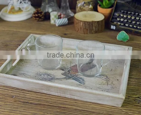 European Rural Style Zakka Wooden Tray photo-2
