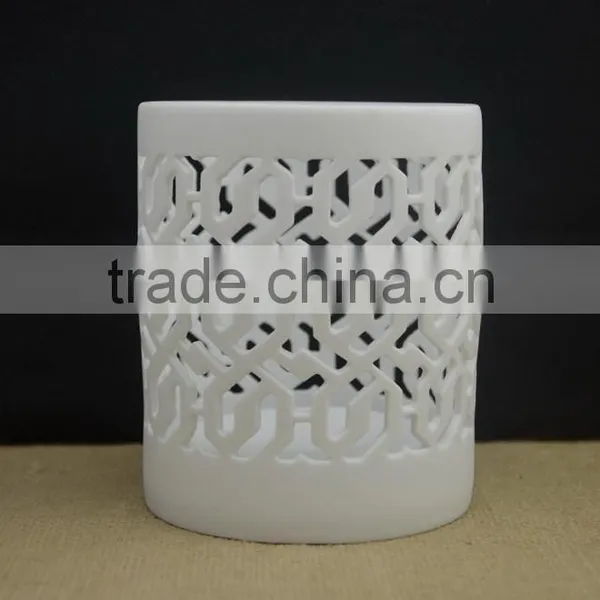 Ceramic Porcelain Fragrance Oil Burner With Tealight Candle Holder Factory Supply photo-3