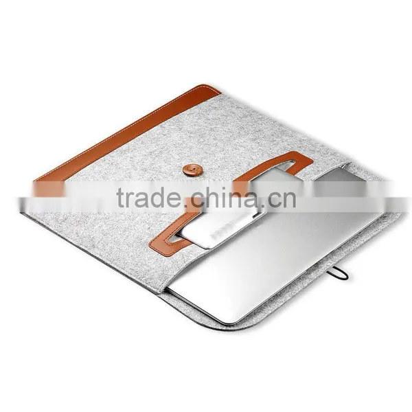 Wool Felt Envelope Sleeve Case Bag for MacBook11-12-13-15 Wool-Felt-Envelope-Sleeve photo-6