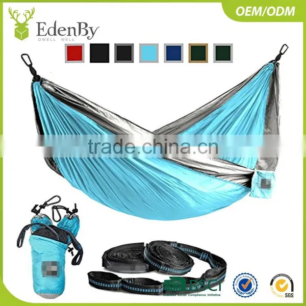 2017 Paypal Accept Outdoor Double 2 Person Nylon Hammocks Camping Hammock photo-5