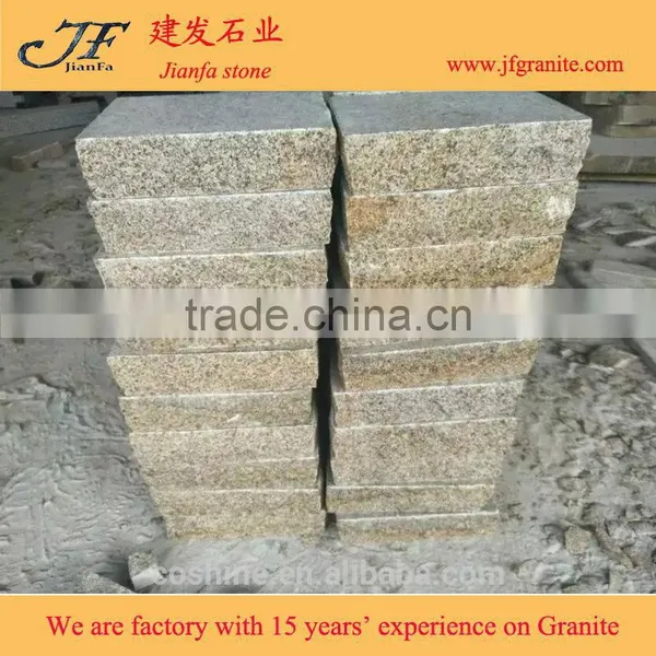 Split Patio Driveway Cheap Yellow Granite Paving Stone photo-2