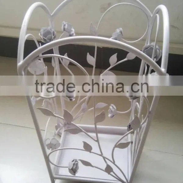 High Quality Beautiful Metal Power Coated Round Umbrella Holder photo-3