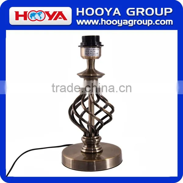13" White Antique Brass LED Bulb Table Lamp Bedroom Night Light photo-4