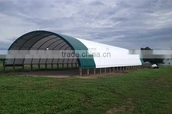 Heavy Duty Fabric Warehouse Tent , Farming Storage Shelter , Container Shelters , Poultry And Livestock Shelter photo-4