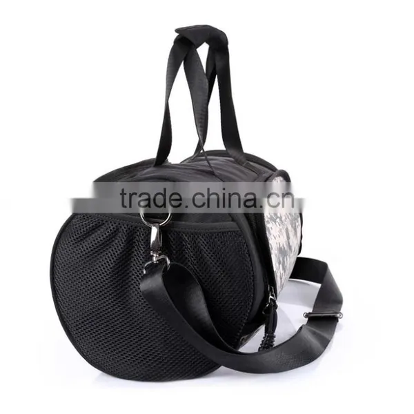 Fashion Camo Fabric Sport Gym Bag With Compartment photo-5