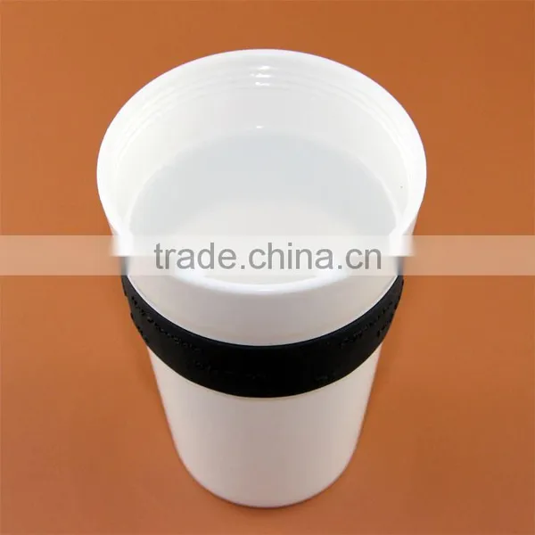 14OZ BPA Free Plastic Coffee Cup With Cover And Heat Insulation Mat ,Starbucks Coffee Cup photo-4