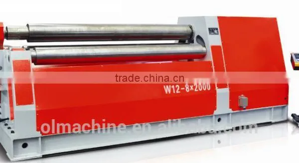 W12 Four-roller Bending Machine 8x1500 to 60x3000mm