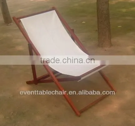 solid wood beach chair and folding chair