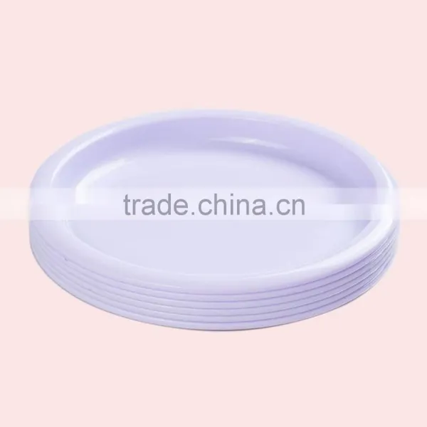2017 Clear PP Plastic Round Shape Plates Set for Picnic photo-4