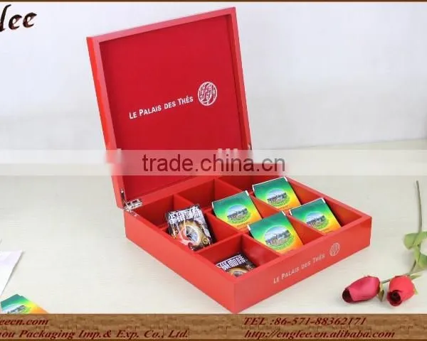 Natural Wood MDF Fancy Tea Chest photo-2