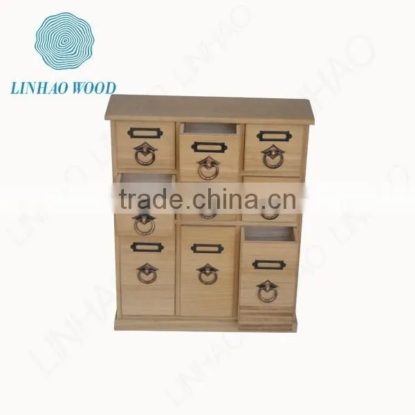Wooden Tea Box With Drawers photo-3