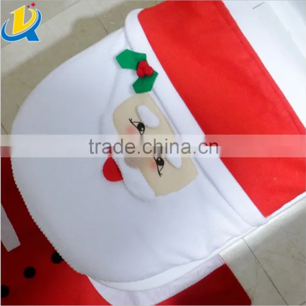 Hot Sale Cute Christmas Closestool Decoration Santa Toilet Seat Cover photo-4