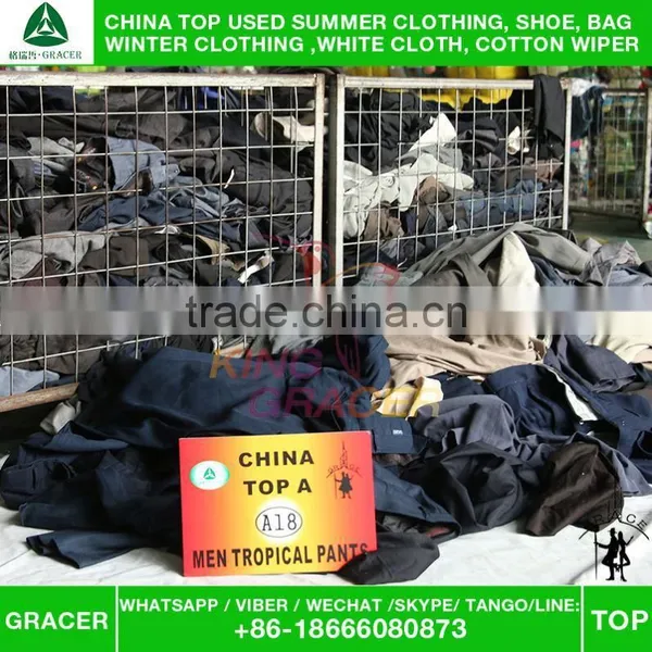 Promotional Stock Recycling In Bales Men Suit Pants Used Clothing Canada Style photo-3
