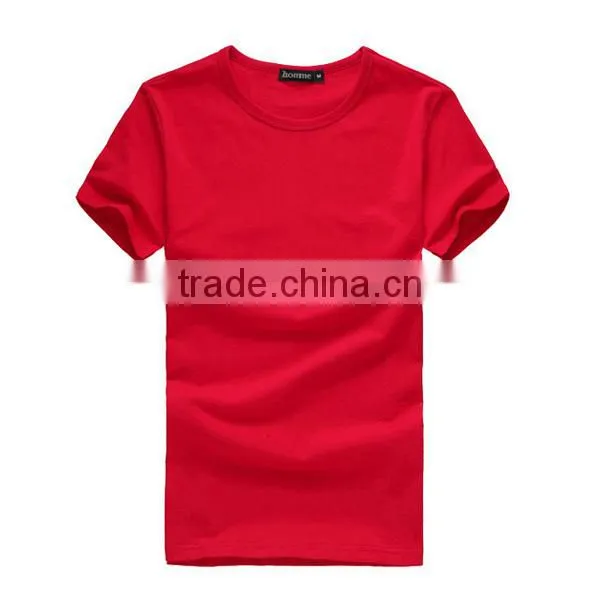 2017 Garment Factory Customized Your Own Brand Design Plain Color 95% Cotton 5% Spandex Private Label High Quailty Men T-shirts photo-5