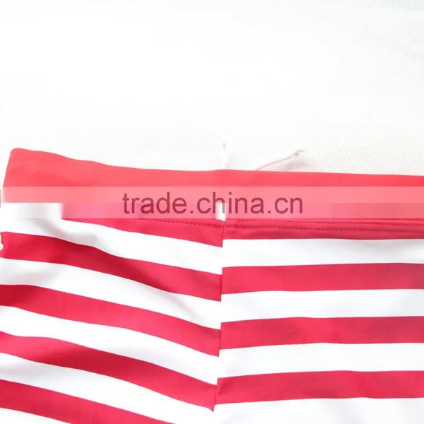 Teen Boys Red and White Swimwear photo-4