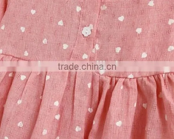 2016 New Design Comfortable Long Sleeve Style Dress With Flower Print photo-3