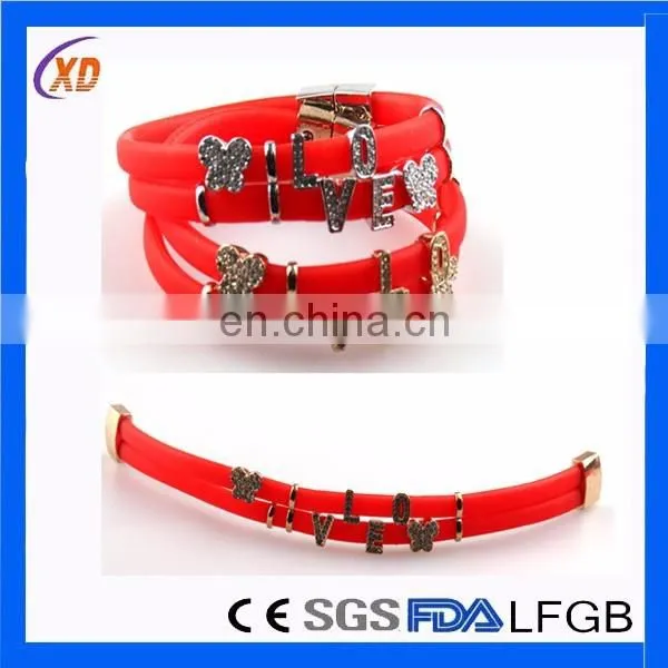 Letters and Numbers Theme Silicone Bracelets photo-5