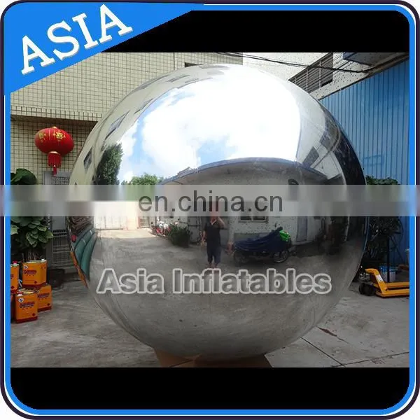 Newest Design Inflatable Mirror Balloon For Decoration, Shining Inflatable Mirror Ball For Party photo-2