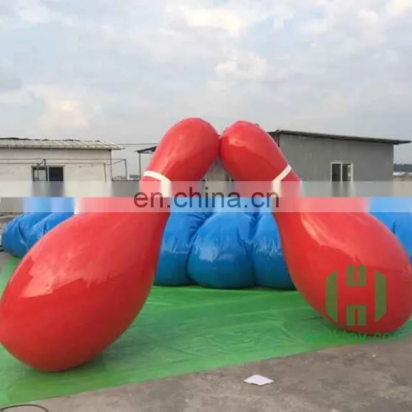 China Giant Inflatable Bowling Pins,inflatable Human Bowling Game,inflatable Bowling Ball photo-3