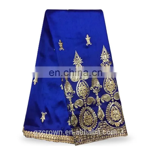 Indian george fabric african sequins lace high quality george lace s170307003