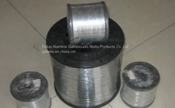 Galvanized wire spools