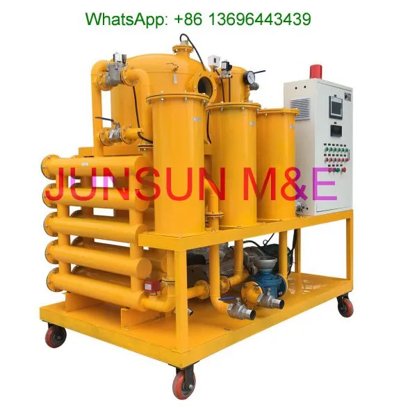 Full Automatic Energized Transformer Oil Filtration Equipment with Siemens PLC