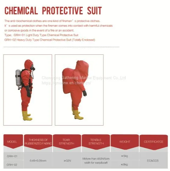 Professional Heavy Duty Type Chemical Protective Suit photo-2