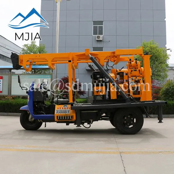 XYC-200A Tricycle Mounted Hydraulic Rotating Geological Exploration & Water Well Drilling Rig photo-3