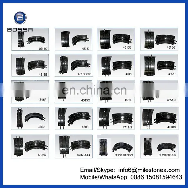 Heavy Duty Truck Brake Shoes 1308E photo-5