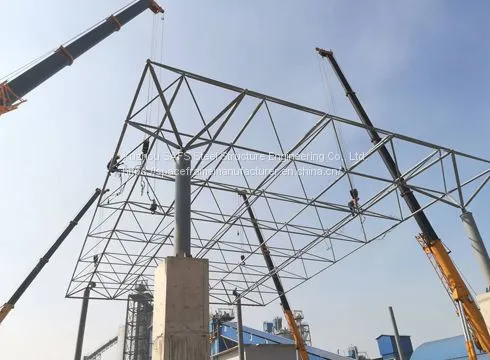 Jiangsu Xu Gang Group New 6# Space Frame Structure Environmental Protection Shed Project photo-2