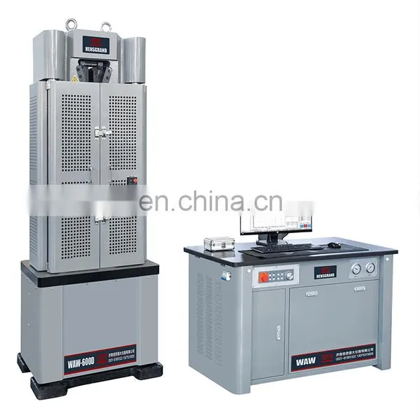WAW 1000 KN Computer Control Electronic-Hydraulic Servo Pump Ball Screw Universal Tensile Testing Equipment/Machine/Tester photo-3