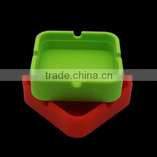 New Arrival Square Silicone Ashtray Ash Cinzeiro Smokeless Wholesale Silicone Ashtray Quality Choice photo-3