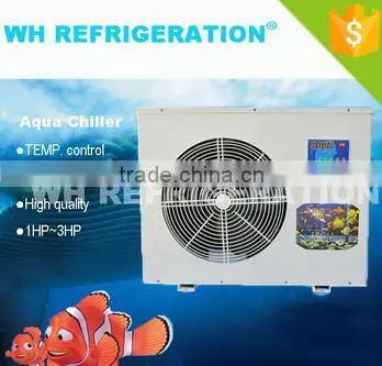 1HP Small Seawater Cooled Aquarium Heating Cooling Water Chiller Unit Price photo-3