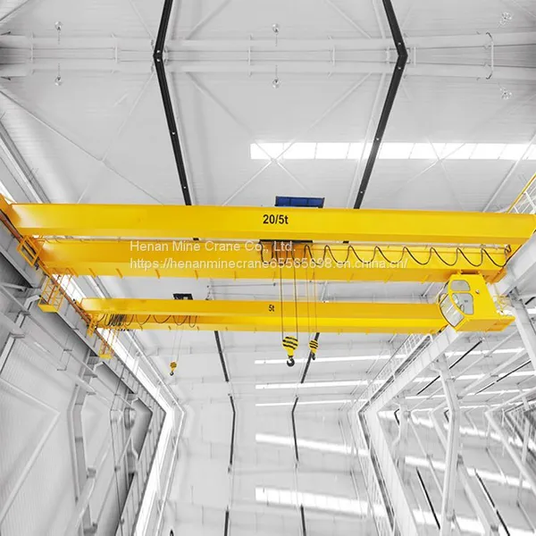 European Style 10 Ton Double Girder Overhead Crane Traveling Hoist Trolley Crane photo-5