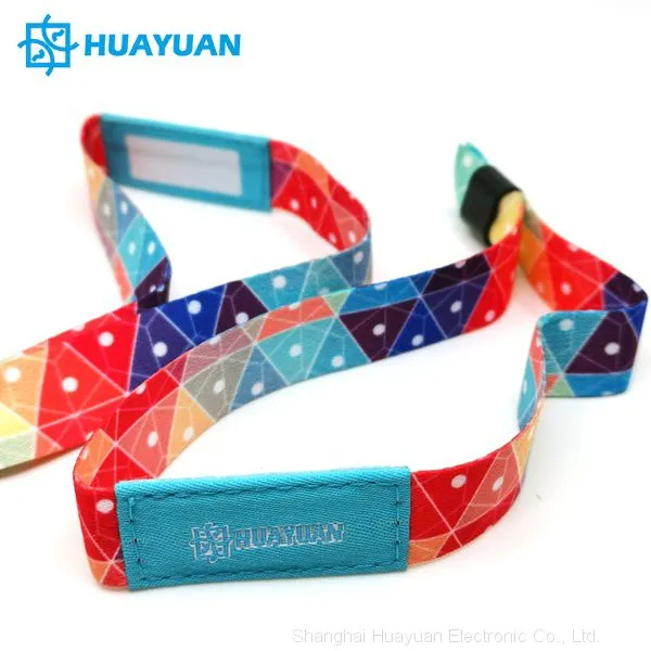 Upmarket Festival Event Management RFID HF/NFC NTAG216 Fabric Band photo-4