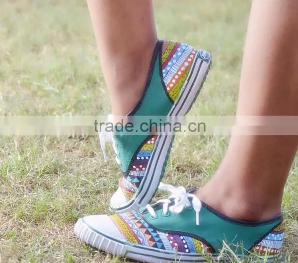 Hand Painted Canvas Shoes Designer Shoe Cartoon Galaxy Shoe photo-4