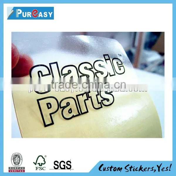 Transparent Company Logo Labels,Transparent Label Screen Printing photo-3