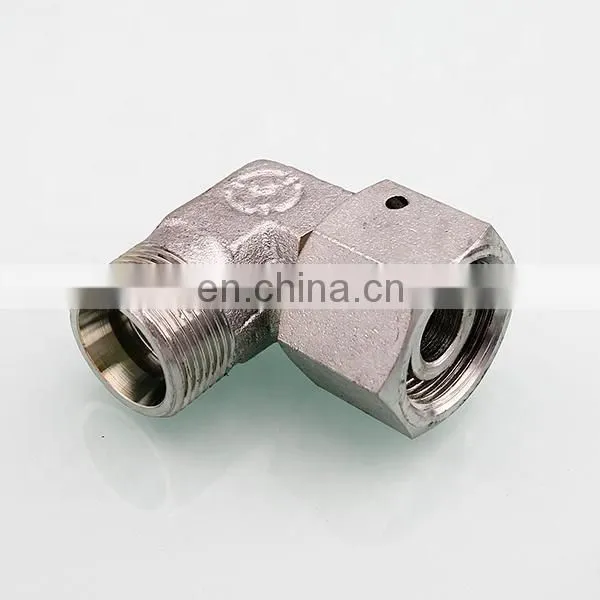 SAE JIC Swivel Nut Male 90 Degree ORFS Elbow Tube Pipe Fittings Hydraulic Pipe Ferrule Fittings photo-3