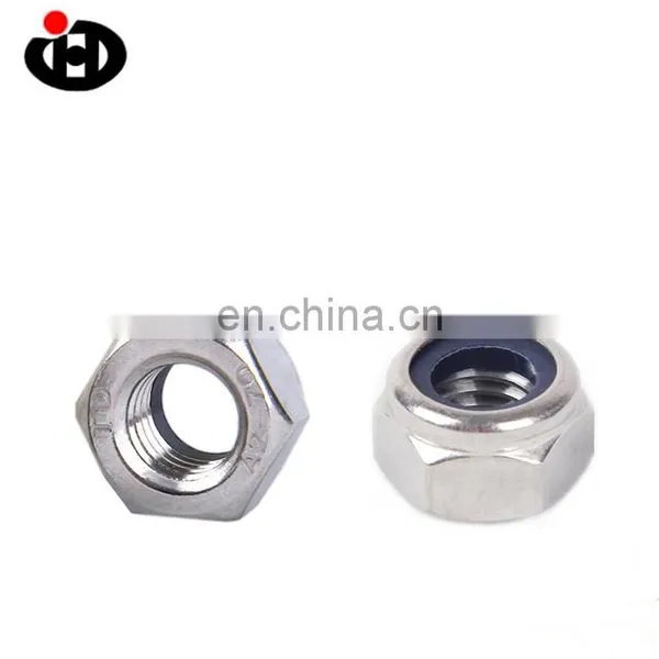 Factory Supply JINGHONG DIN985 Galvanized Self-locking Nylon Lock Hex Nut photo-3