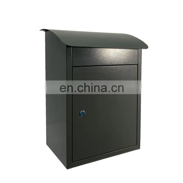 Safe and Secure Modern Parcel Box Factory Direct Drop - Wall Mounted Locking Vertical Mailbox photo-2